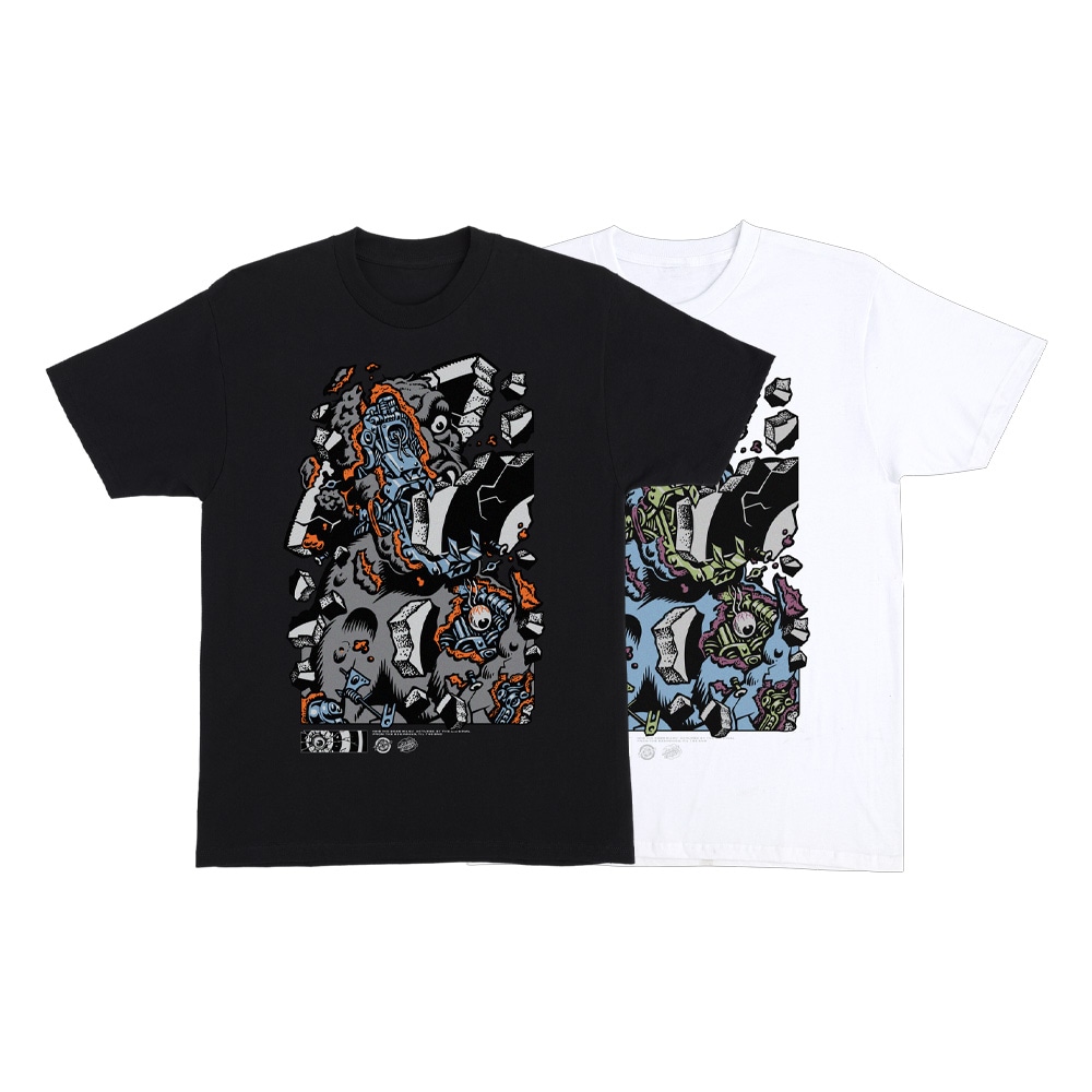 サンタクルーズ SANTA CRUZ<br>ROSKOPP MACRO FRONT S/S REGULAR T-SHIRT<br>Tシャツ TEE 半袖 ロブ・ロスコップ メンズ ストリート スケーター ファッション スケートボード スケボー sk8 skateboard【25FA】