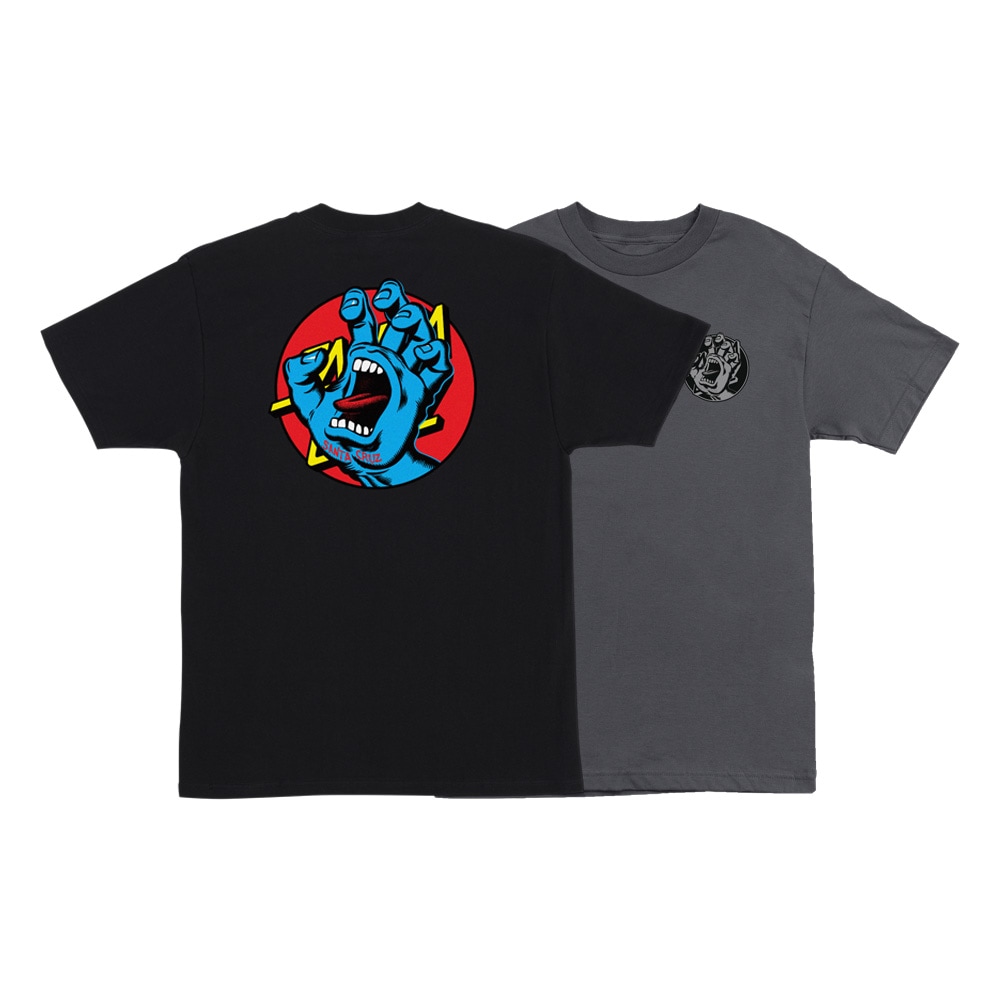 サンタクルーズ SANTA CRUZ<br>HAND DOT S/S REGULAR T-SHIRT<br>Tシャツ TEE 半袖 メンズ ストリート スケーター ファッション スケートボード スケボー sk8 skateboard【25FA】