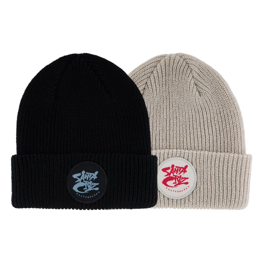 サンタクルーズ SANTA CRUZ<br>PACE TRAP SCRIPT BEANIE HAT<br>ビーニー ロブ・ペース ハット 帽子 CAP メンズ スケートボード スケボー ストリート スケーター ファッション sk8 skateboard【25FA】