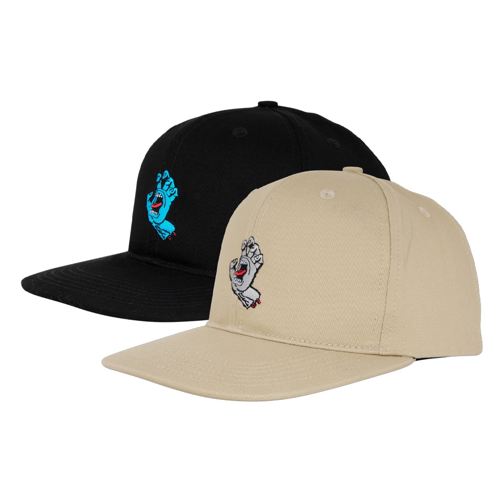 サンタクルーズ SANTA CRUZ<br>SCREAMING HAND SNAPBACK HAT<br>キャップ スナップバック ハット 帽子 CAP メンズ スケートボード スケボー ストリート スケーター ファッション sk8 skateboard【25FA】
