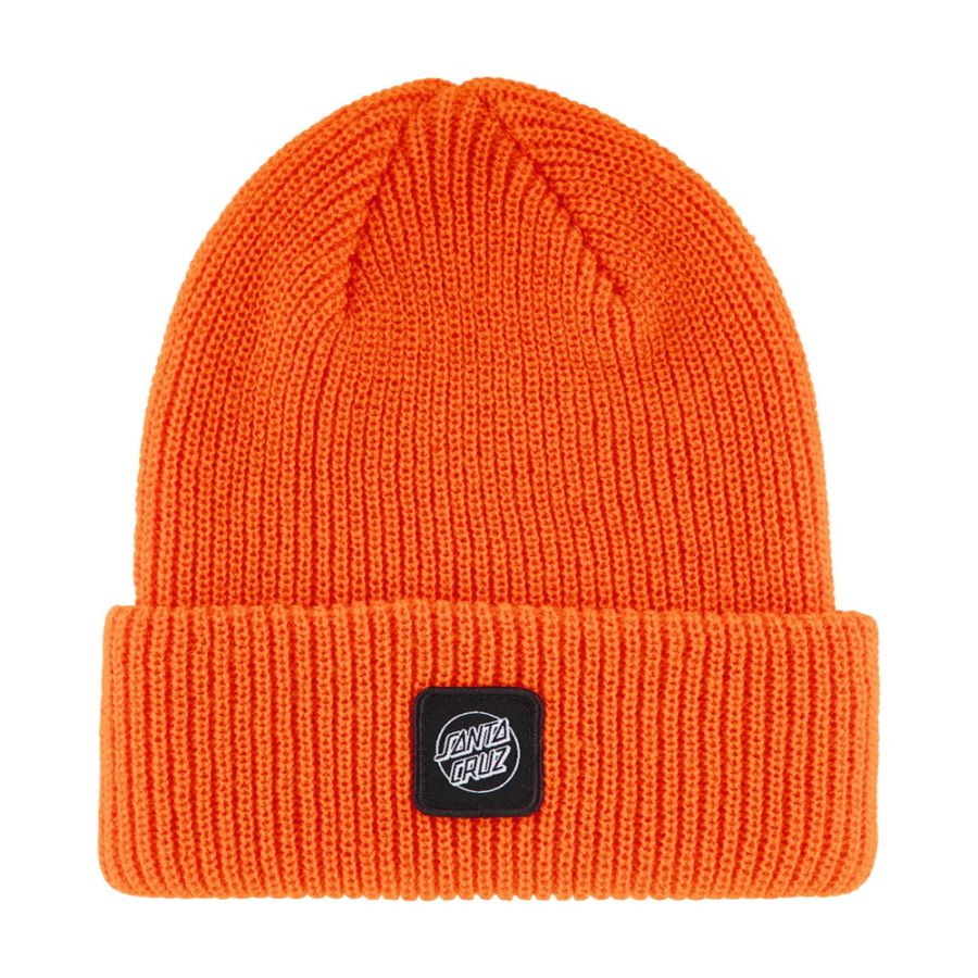 サンタクルーズ SANTA CRUZ<br>CRUZ LABEL BEANIE HAT<br>ビーニー ハット 帽子 CAP メンズ スケートボード スケボー ストリート スケーター ファッション sk8 skateboard【25FA】