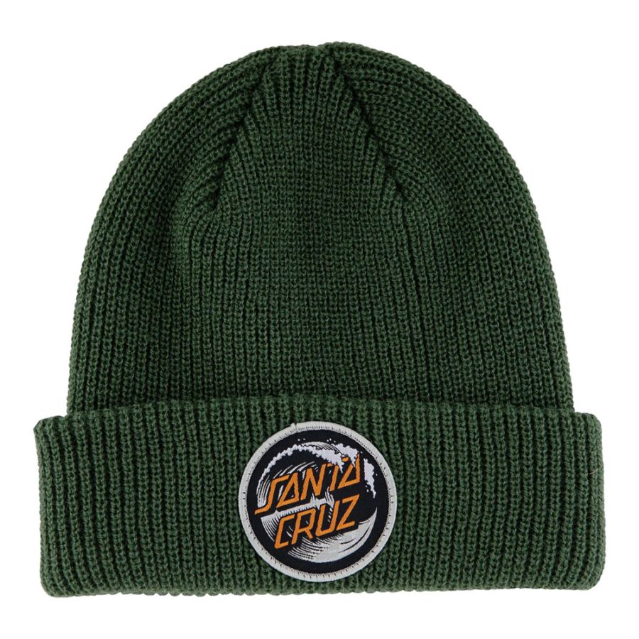 サンタクルーズ SANTA CRUZ<br>WAVE DOT BEANIE HAT<br>ビーニー ハット 帽子 CAP メンズ スケートボード スケボー ストリート スケーター ファッション sk8 skateboard【25FA】
