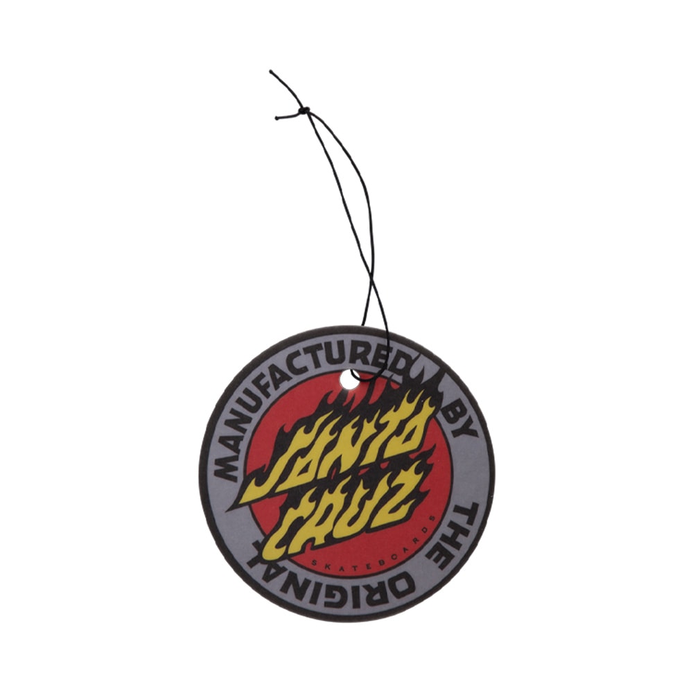 サンタクルーズ SANTA CRUZ<br>FLAMED MFG DOT AIR FRESHENER<br>エアーフレッシュナー 芳香剤 カー用品 スクリーミングハンド プレゼント スケートボード スケボー sk8 skateboard【25FA】