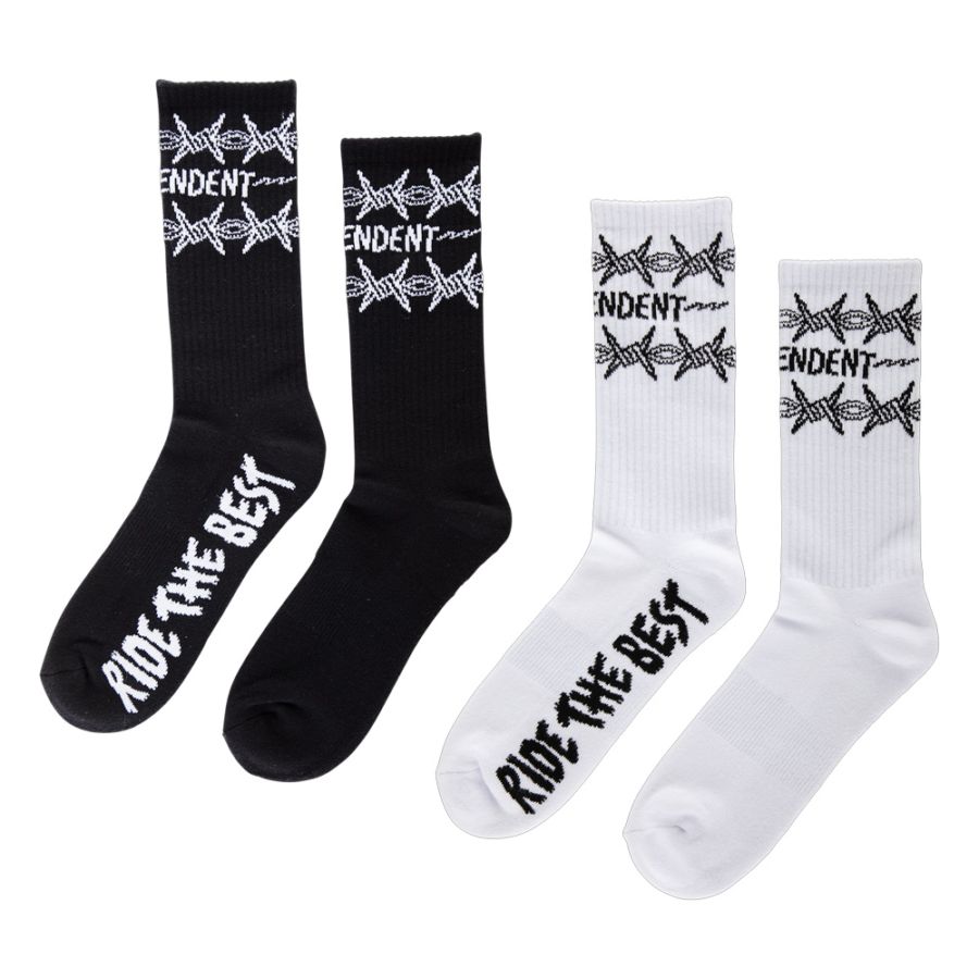 インディペンデント INDEPENDENT<br>BRATRUD NOTEBOOK SOCKS<br>ソックス 1ペア 靴下 メンズ ストリート スケーター ファッション スケートボード スケボー sk8 skateboard【25FA】