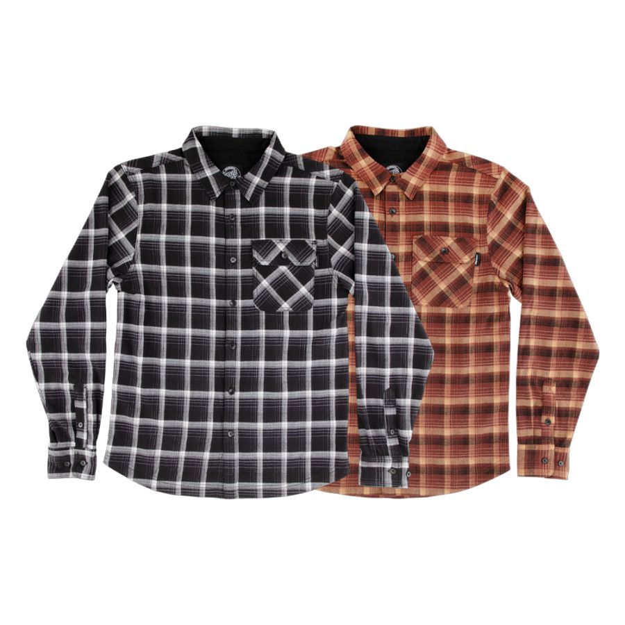 サンタクルーズ SANTA CRUZ<br>CLASSIC L/S FLANNEL TOP<br>フランネルシャツ 長袖 スケートボード メンズ ストリート スケボー sk8 skateboard【25FA】
