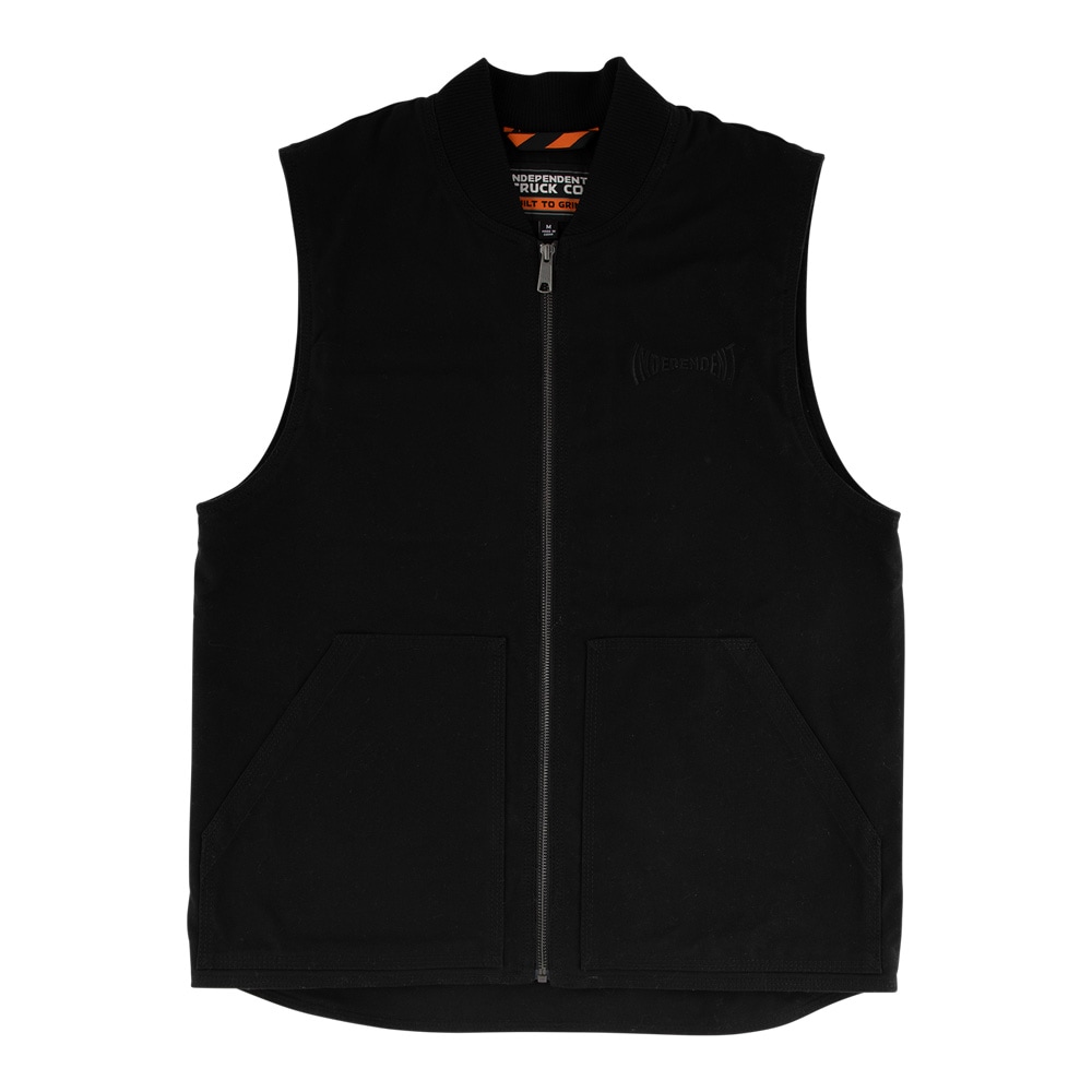 インディペンデント INDEPENDENT<br>BUILT TO GRIND CANVAS VEST<br>ベスト ファッション スケートボード メンズ ストリート スケボー sk8 skateboard【25FA】