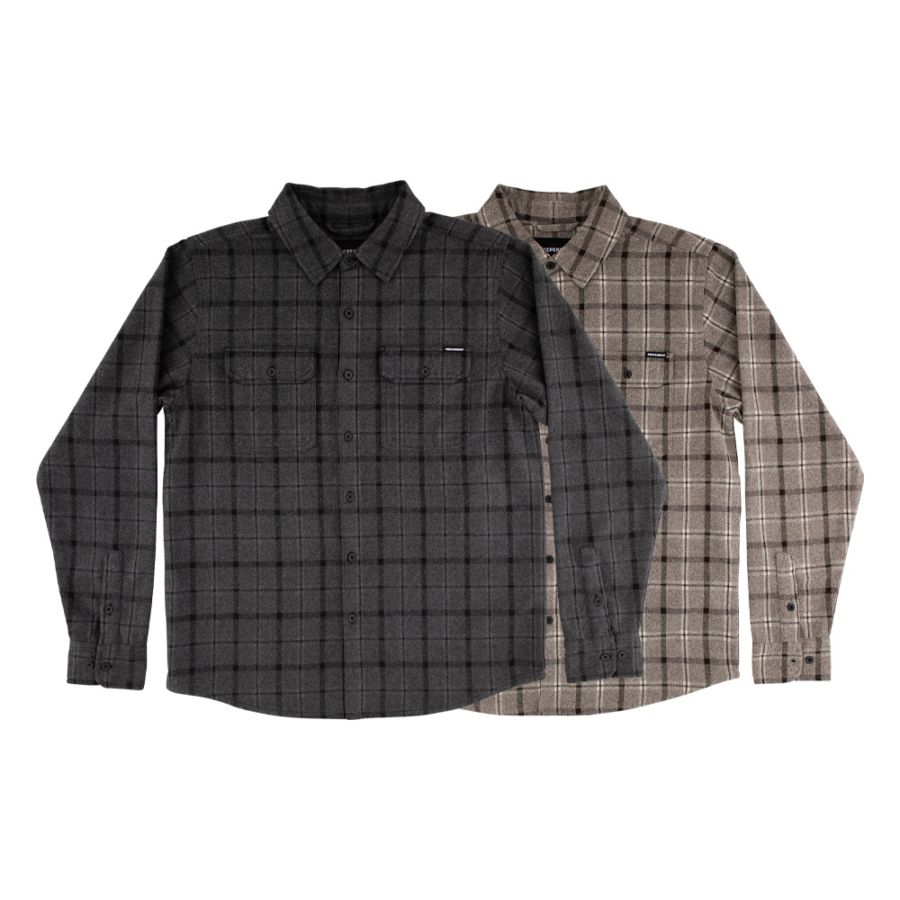 インディペンデント INDEPENDENT<br>BELMONT L/S FLANNEL TOP<br>フランネルシャツ 長袖 ネルシャツ スケートボード メンズ ストリート スケボー sk8 skateboard【25FA】