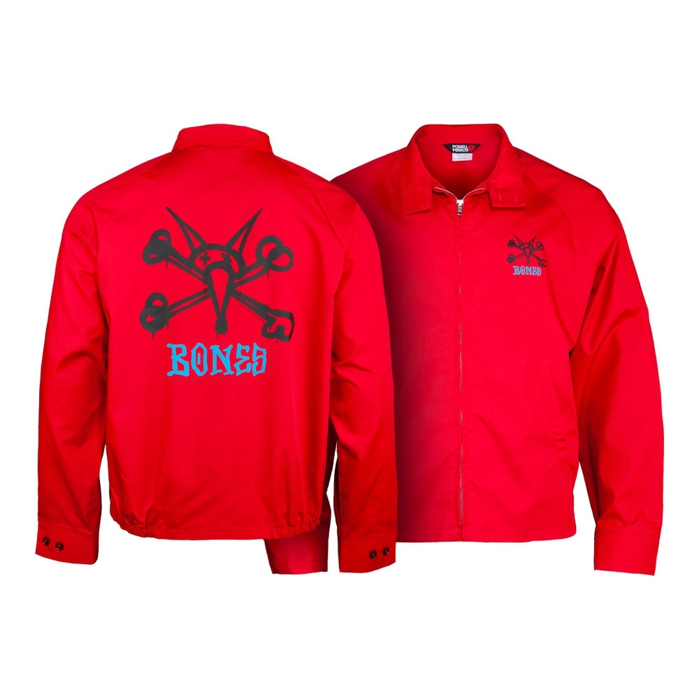 パウエル・ペラルタ POWELL PERALTA<br>VATO RAT JACKET RED<br>ジャケット バトラット アウター ストリート スケーター ファッション オールドスクール スケートボード スケボー sk8 skateboard【25FW】