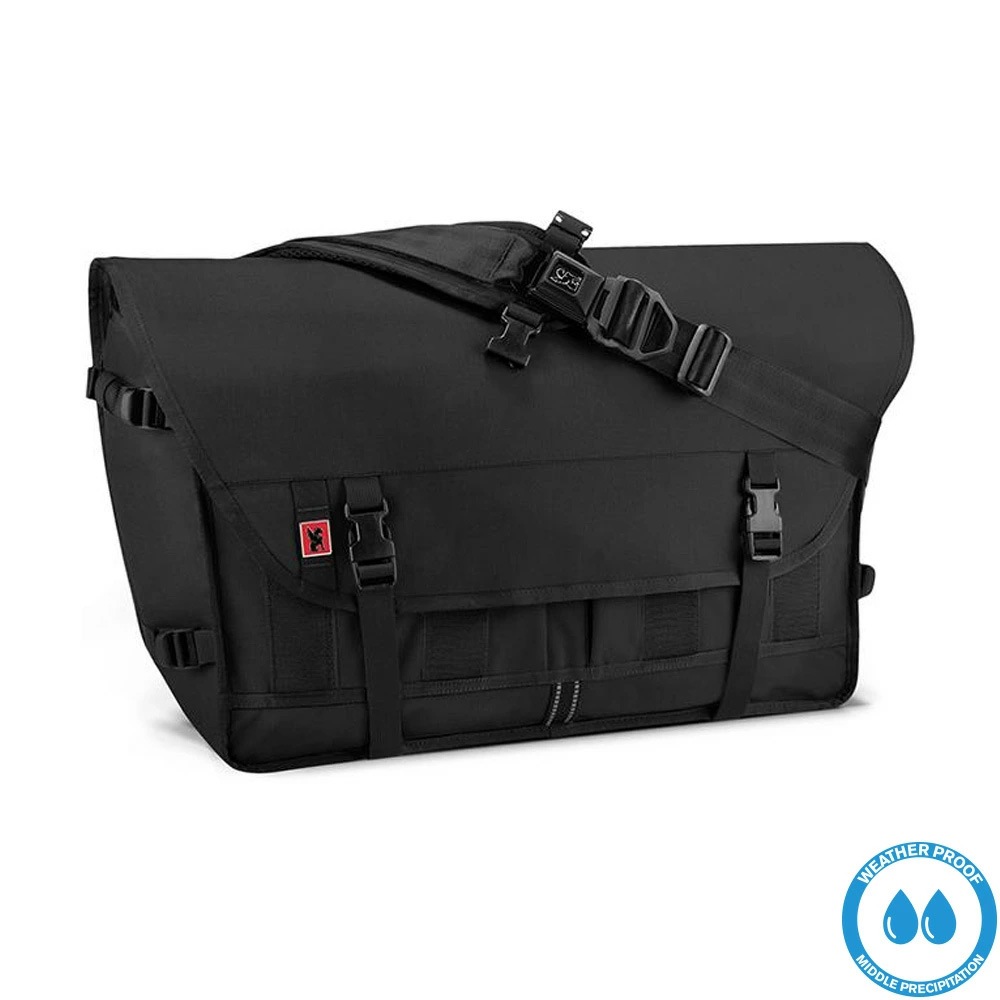 クローム CHROME<br>BERLIN MESSENGER<br>メッセンジャーバッグ ベルリン プロシリーズ ブラック ショルダーバッグ 大容量 旅行 トラベル ビジネス ストリート スケートボード スケボー BG-113 雨 レイン 梅雨 タフ シンプル【25SS】