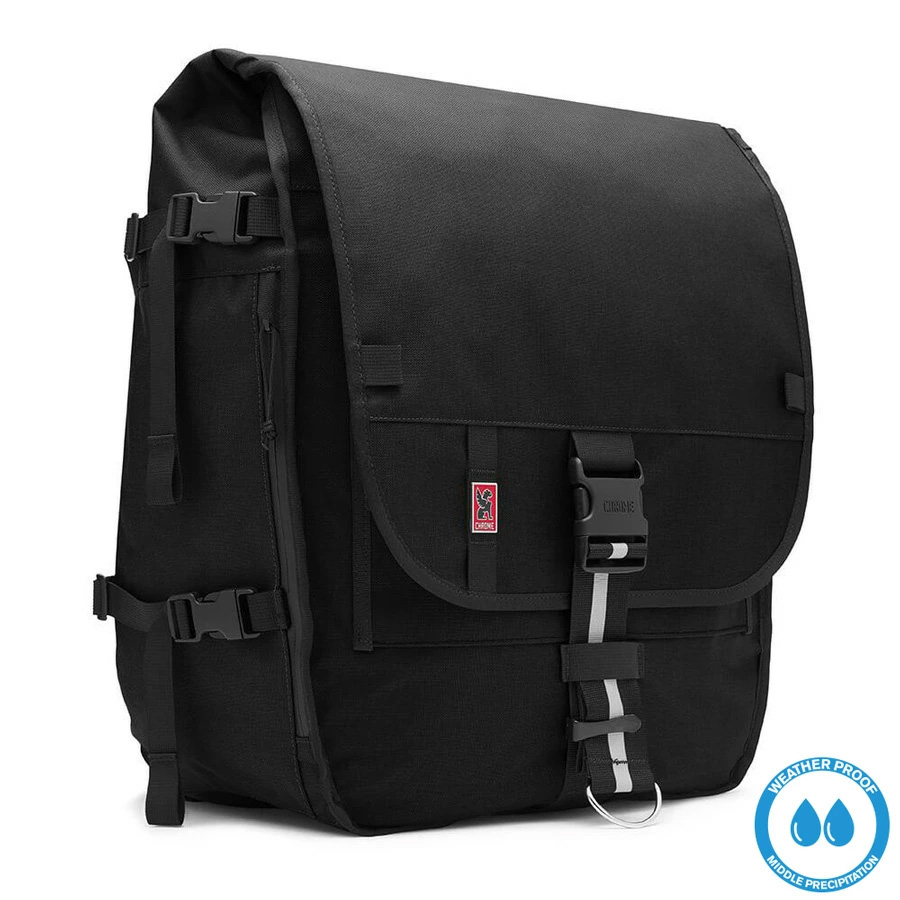 クローム CHROME<br>WARSAW 2.0 BACKPACK<br>バックパック ワルシャワ プロシリーズ ブラック リュック 大容量 メッセンジャーバックパック メンズ BG-161 雨 レイン 梅雨 タフ シンプル【25SS】