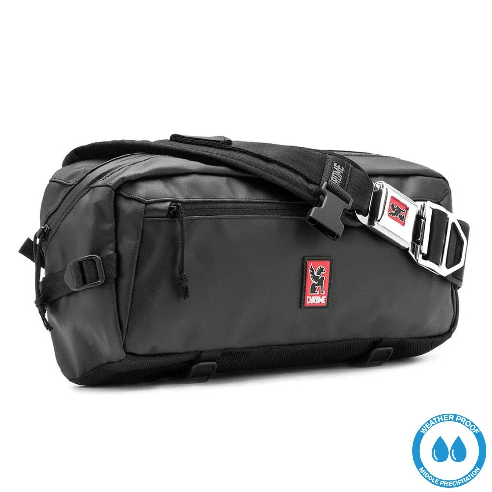 クローム CHROME<br>KADET SLING BAG<br>ユーティリティバッグ カデット スリング BLACK TARP ボディバッグ ショルダー ストリート スケートボード スケボー ファッション BG-196 雨 レイン 梅雨 タフ シンプル【25SS】