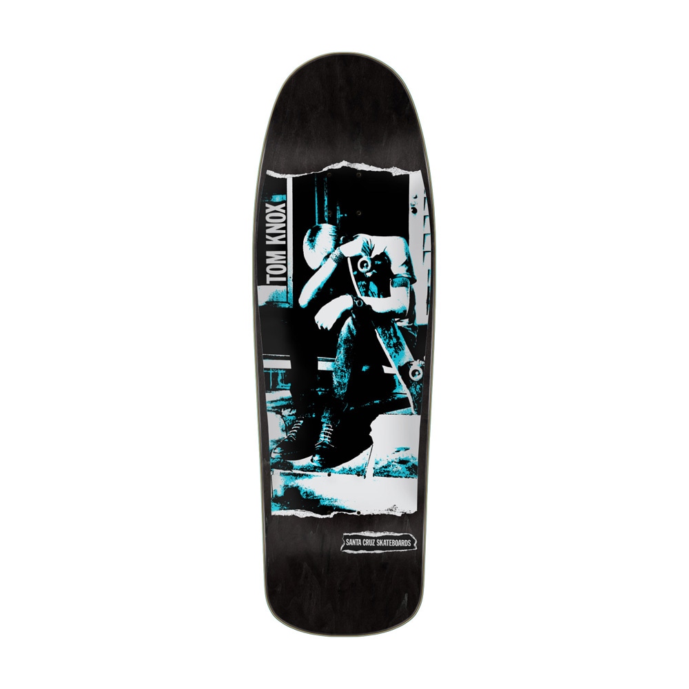サンタクルーズ SANTA CRUZ<br>スケボー デッキ 9.89 KNOX PUNK REISSUE DECK<br>トム・ノックス 80' リイシュー オールドスクール 復刻  スケートボード 板【2510】
