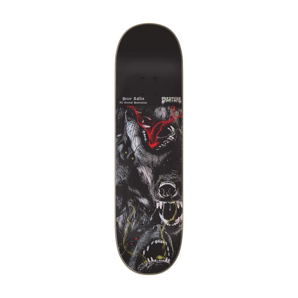 クリーチャー CREATURE<br>スケボー デッキ 8.6 RAFFIN MORTEM VX PRO DECK<br>ピーター・ラフィン プロモデル スケートボード ストリート sk8 skateboard 板【2510】