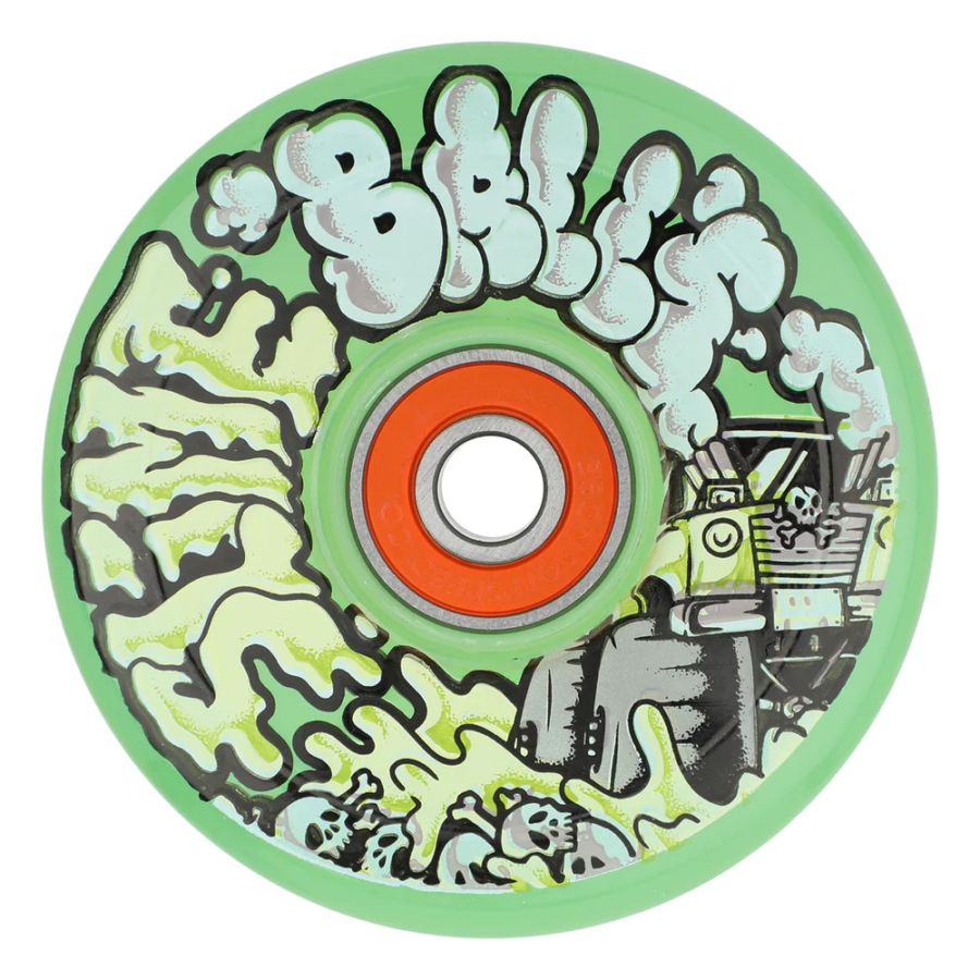 スライムボールズ SLIME BALLS<br>66mm ACCELERATOR  LIGHT UPS OG SLIME 78A WHEELS<br>ソフトウィール 4個セット タイヤ クルーザー スケートボード スケボー sk8 skateboard タイヤ ローラー【2510】