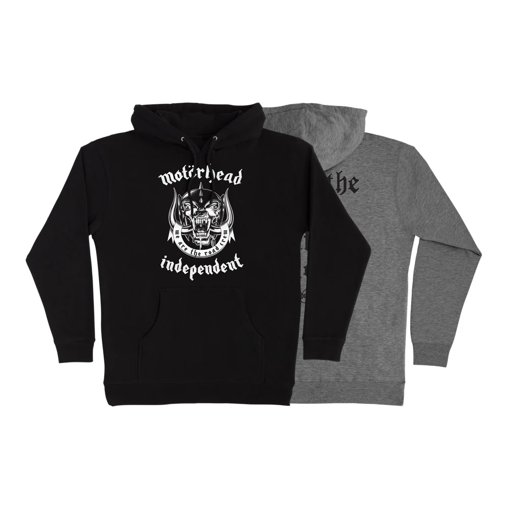インディペンデント INDEPENDENT<br>MOTORHEAD WARPIG P/O HOODED SWEATSHIRT<br>プルオーバーフードパーカー モーターヘッド コラボ ファッション フード スケートボード メンズ ストリート スケボー sk8 skateboard【25HD】