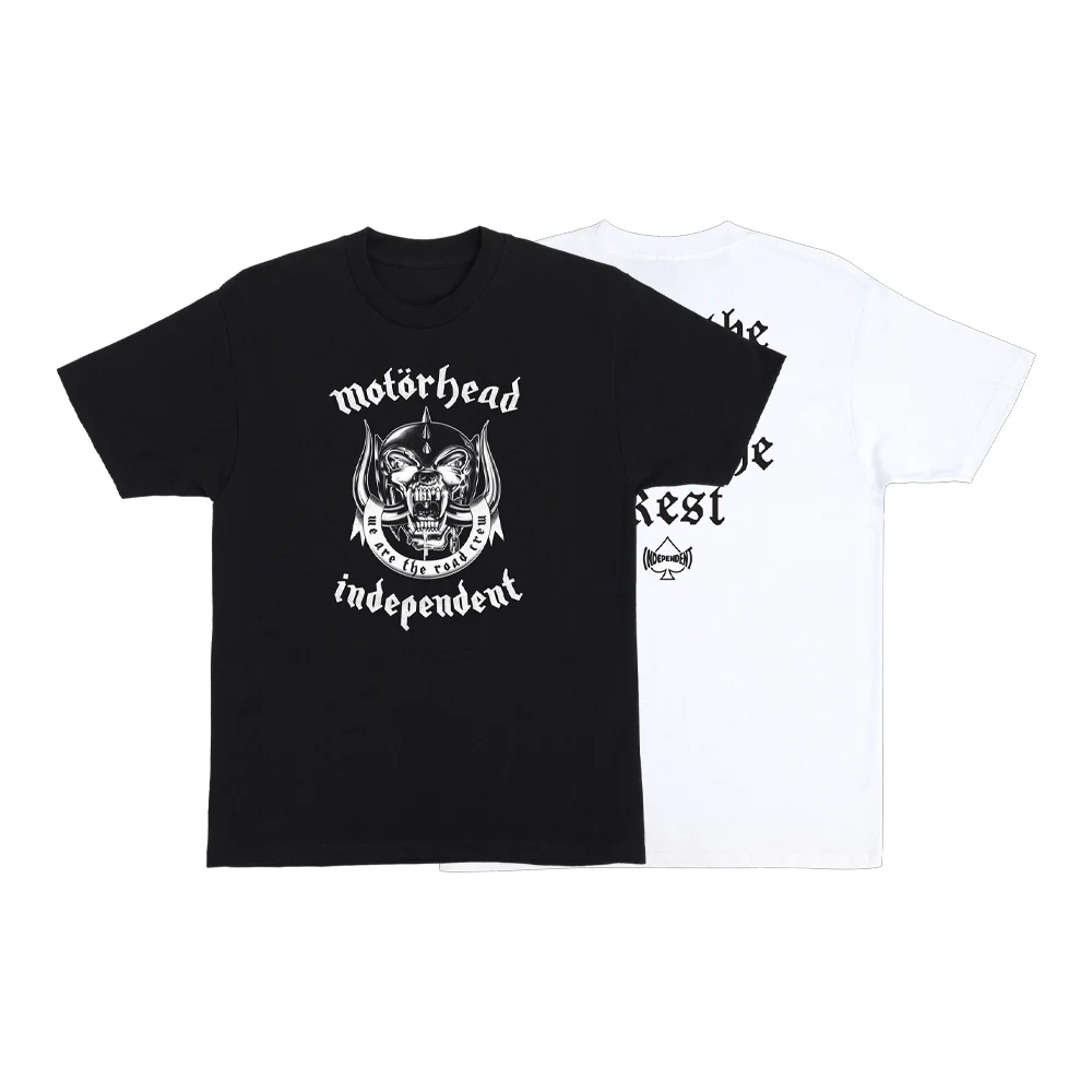 インディペンデント INDEPENDENT<br>MOTORHEAD WARPIG S/S REGULAR T-SHIRT<br>Tシャツ モーターヘッド コラボ TEE 半袖 メンズ スケートボード ファッション スケボー ストリート スケーター ファッション sk8 skateboard【25HD】