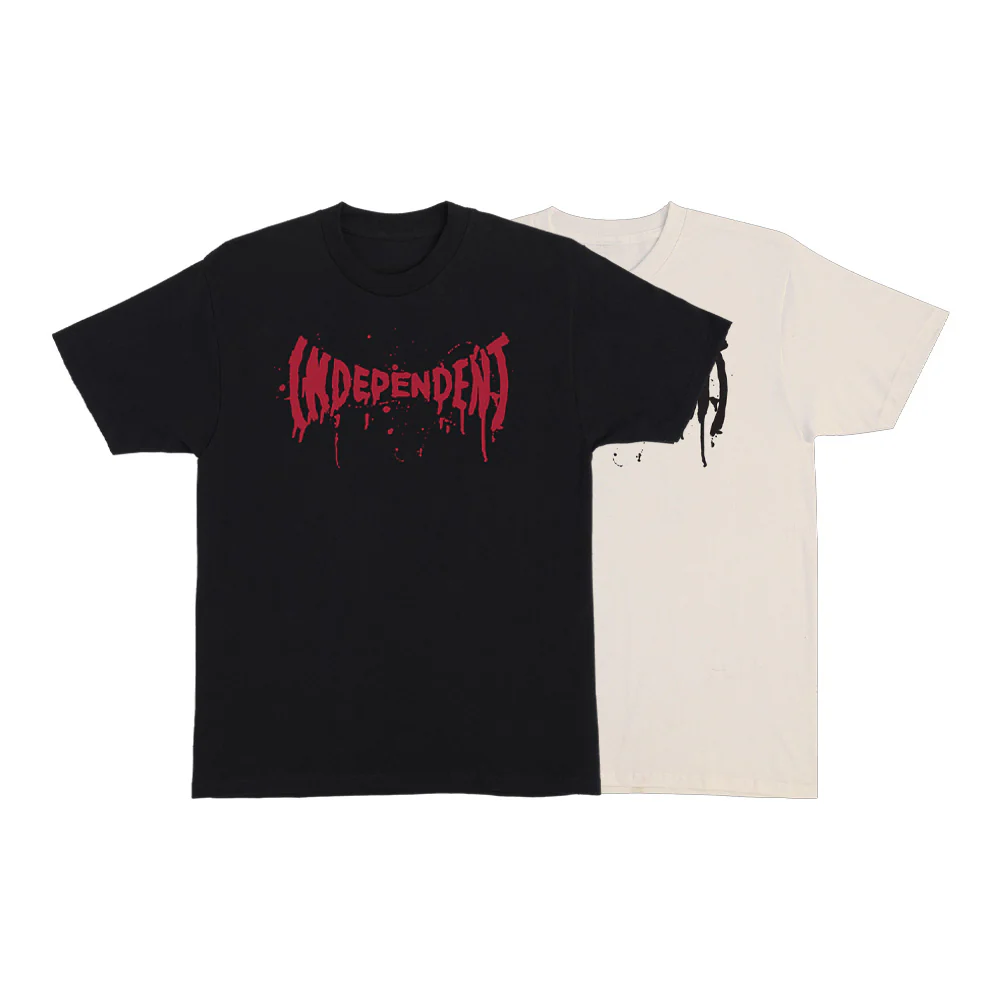 インディペンデント INDEPENDENT<br>SPLATTER SPAN S/S REGULAR T-SHIRT<br>Tシャツ TEE 半袖 メンズ スケートボード ファッション スケボー ストリート スケーター ファッション sk8 skateboard【25HD】