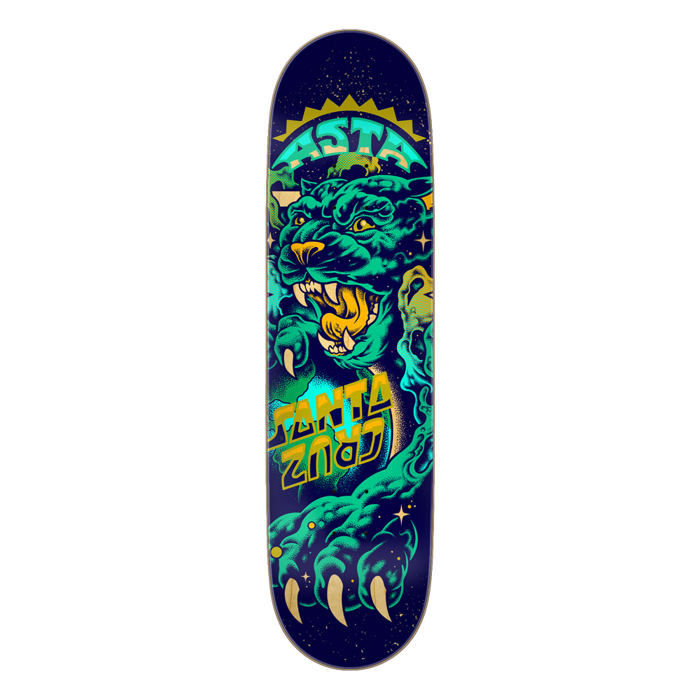サンタクルーズ SANTA CRUZ<br>スケボー デッキ 8.2 ASTA SPACE CAT TWIN DECK<br>トム・アスタ スケートボード ストリート sk8 skateboard 板【2602】