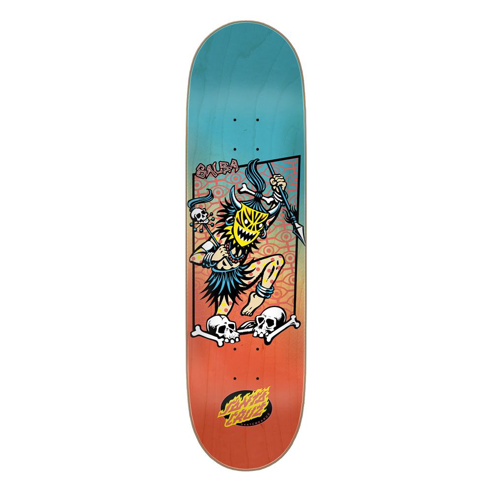 サンタクルーズ SANTA CRUZ<br>スケボー デッキ 8.5 SALBA VOODOO FRAME PRO DECK<br>スティーブ・アルバ プロモデル スケートボード ストリート sk8 skateboard 板【2602】