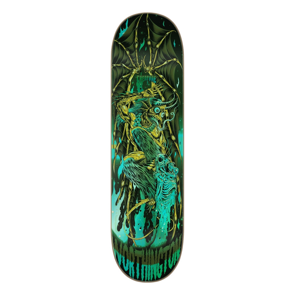 クリーチャー CREATURE<br>スケボー デッキ 8.6 WORTHINGTON SKULLBURN VX PRO DECK<br>ジョン・ワージントン ブイエックス スケートボード ストリート sk8 skateboard 板【2602】