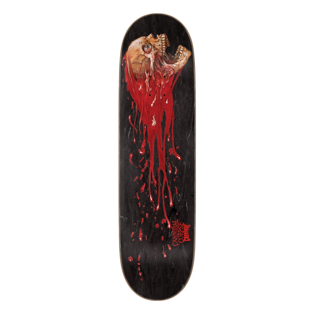 クリーチャー CREATURE<br>スケボー デッキ 8.53 CANNIBAL CORPSE SKULL AND BLOOD DECK<br>カンニバル・コープス コラボ スケートボード ストリート sk8 skateboard 板【2602】