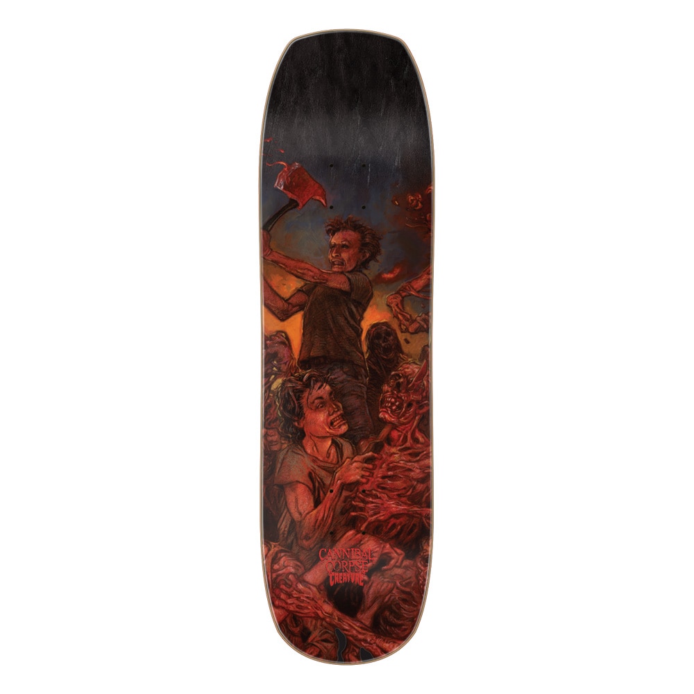 クリーチャー CREATURE<br>スケボー デッキ 8.75 CANNIBAL CORPSE HORRIFIC DECK<br>カンニバル・コープス コラボ スケートボード ストリート sk8 skateboard 板【2602】