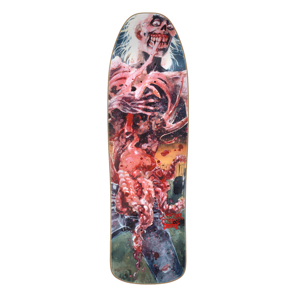 クリーチャー CREATURE<br>スケボー デッキ9.35 CANNIBAL CORPSE EATEN BACK TO LIFE DECK<br>カンニバル・コープス コラボ スケートボード ストリート sk8 skateboard 板【2602】