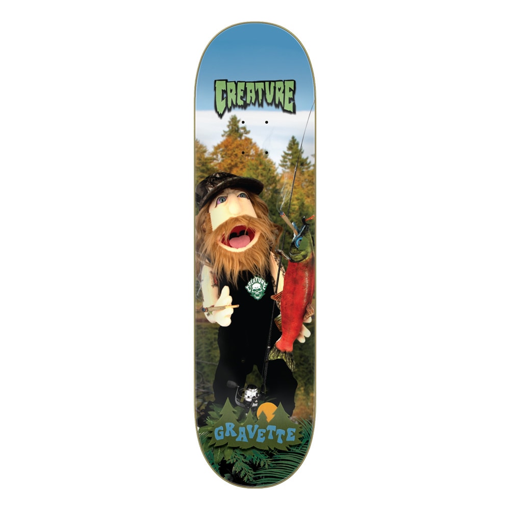 クリーチャー CREATURE<br>スケボー デッキ 8.3 GRAVETTE FUZZY PRO DECK<br>デビッド・グラベッティ プロモデル スケートボード ストリート sk8 skateboard 板【2602】