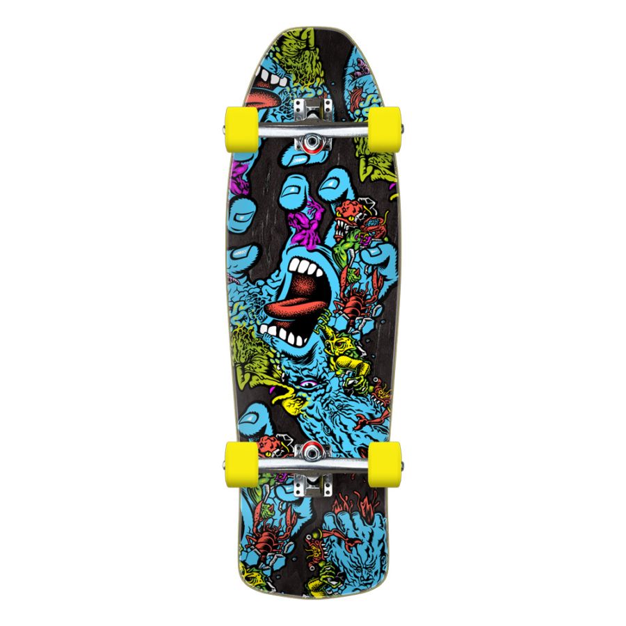 サンタクルーズ SANTA CRUZ<br>10.32in x 34.0in ROSKOPP SCREAMING FIVE SKATE COMPLETE CRUZER<br>クルーザー コンプリート 完成組立品 ロブ・ロスコップ オールドスクール スケートボード オフトレ スケボー skateboard【2602】