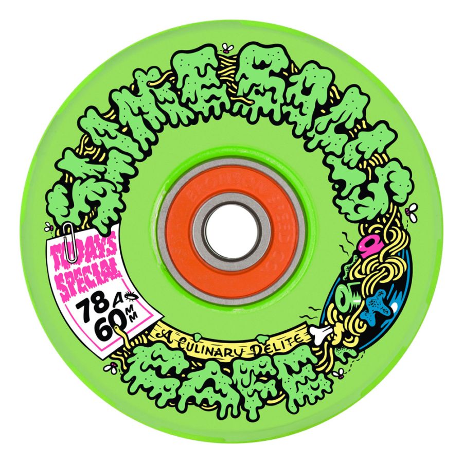 スライムボールズ SLIME BALLS<br>60mm SB CAFE LIGHT UPS 78A WHEELS<br>ソフトウィール 4個セット スケートボード スケボー sk8 skateboard タイヤ ローラー 車輪　クルーザー【2602】