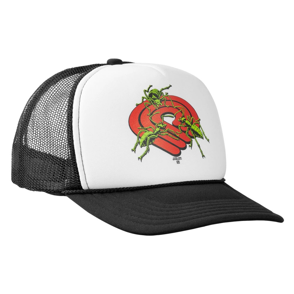 パウエル・ペラルタ POWELL PERALTA<br>ANTS TRUCKER MESH CAP<br>メッシュキャップ トラッカー 帽子 スケートボード スケボー sk8 skateboard オールドスクール【25FW】