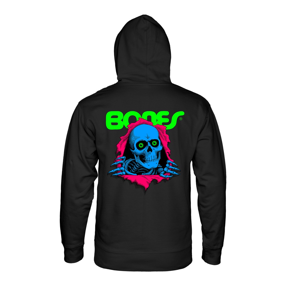 パウエル・ペラルタ POWELL PERALTA<br> RIPPER BLACKLIGHT P/O HOODED SWEATSHIRT<br>プルオーバーパーカー リッパー P/O フード ストリート スケーター ファッション スケートボード スケボー sk8 skateboard【25FW】