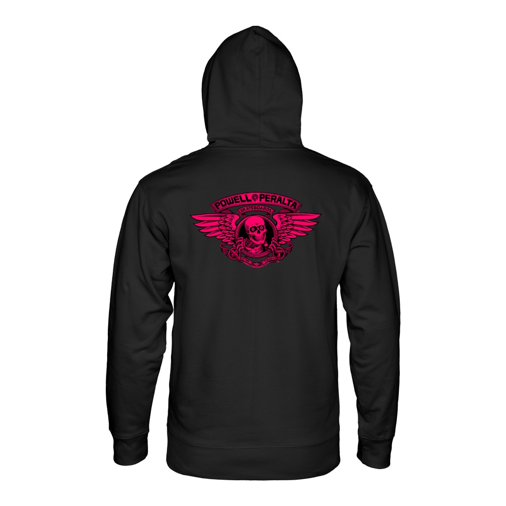 パウエル・ペラルタ POWELL PERALTA<br> WINGED RIPPER BLACKLIGHT P/O HOODED SWEATSHIRT<br>プルオーバーパーカー リッパー P/O フード ストリート スケーター ファッション スケートボード スケボー sk8 skateboard【25FW】