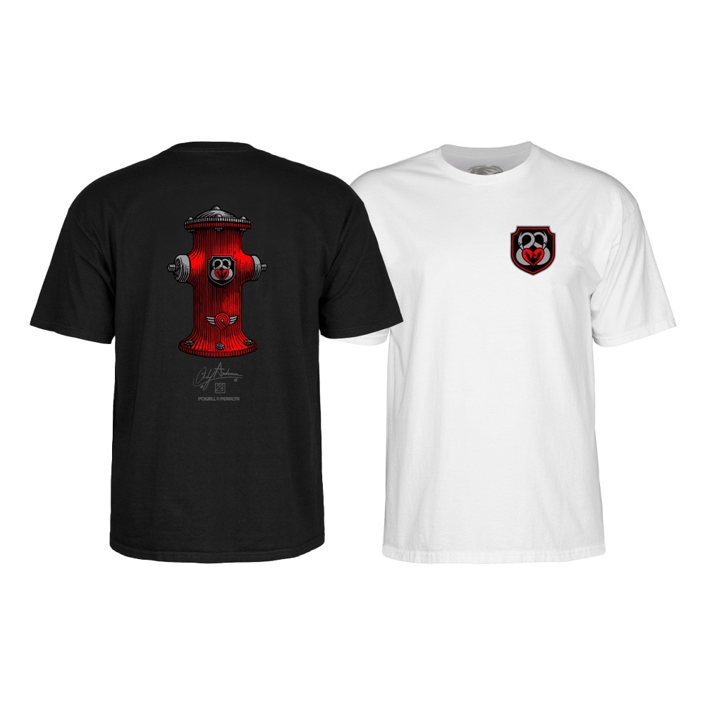 パウエル・ペラルタ POWELL PERALTA<br>ANDY ANDERSON HYDRANT 2 S/S T-SHIRT<br>Tシャツ 半袖 アンディ・アンダーソン メンズ スケートボード スケボー ストリート ファッション おしゃれ オールドスクール【25FW】