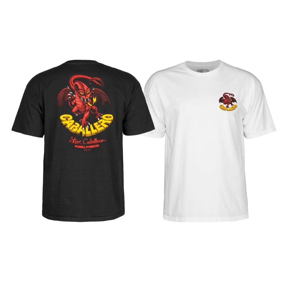 パウエル・ペラルタ POWELL PERALTA<br>STEVE CABALLERO DRAGON II S/S T-SHIRT<br>Tシャツ 半袖 スティーブ・キャバレロ メンズ スケートボード スケボー ストリート ファッション おしゃれ オールドスクール【25FW】
