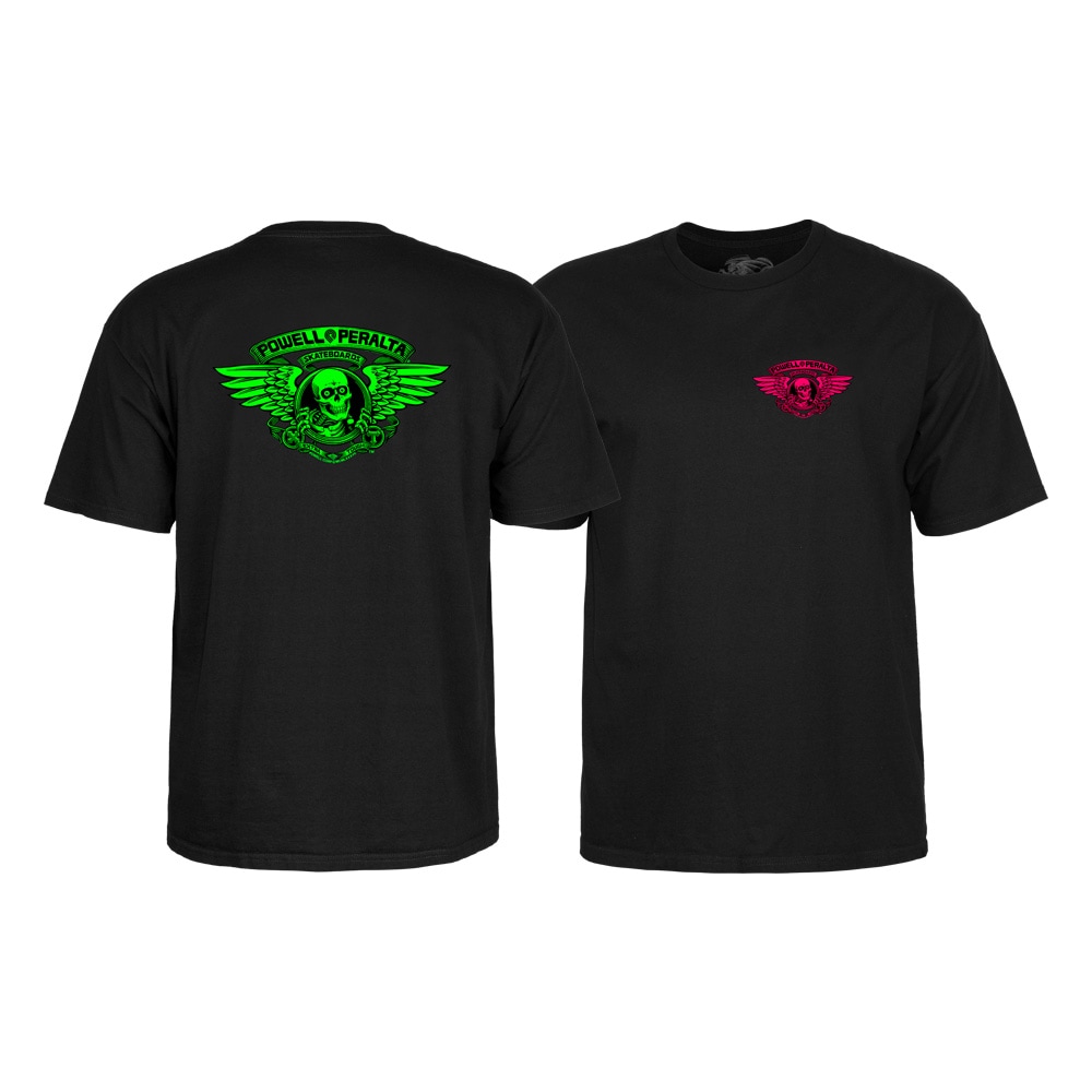 パウエル・ペラルタ POWELL PERALTA<br>WINGED RIPPER BLACKLIGHT S/S T-SHIRT<br>Tシャツ 半袖 リッパー メンズスケートボード スケボー sk8 skateboard ストリート ファッション おしゃれ オールドスクール【25FW】