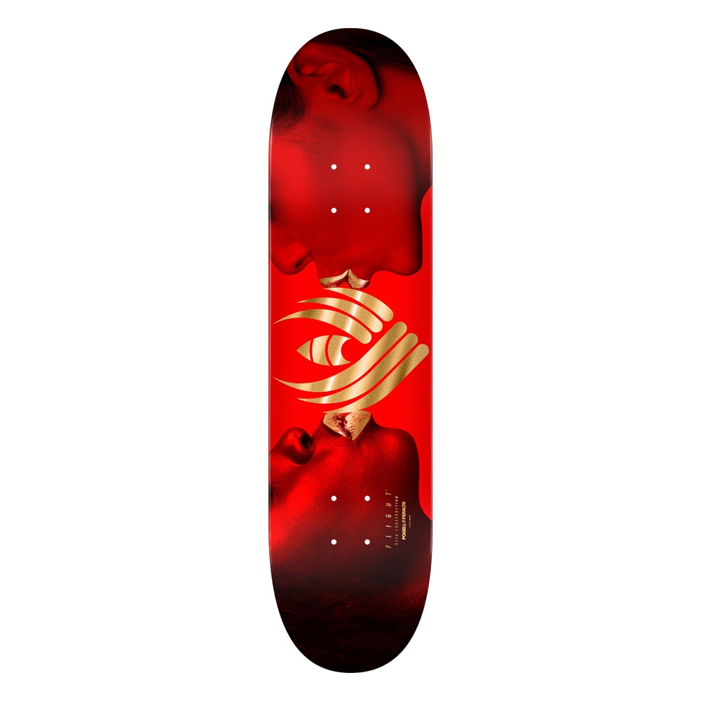 パウエル・ペラルタ POWELL PERALTA<br>スケボー デッキ 8.0 FLIGHT® KISS RED DECK SHAPE 242<br>フライト 軽量 スケートボード ストリート sk8 skateboard 板【2509】