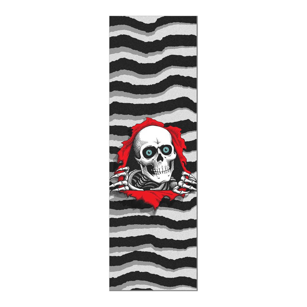 パウエル・ペラルタ POWELL PERALTA<br>10.5in x 33in RIPPER CLEAR GRIP TAPE SHEET<br>クリア グリップテープ デッキテープ リッパー ボーンズ スケートボード スケボー sk8 skateboard【2509】
