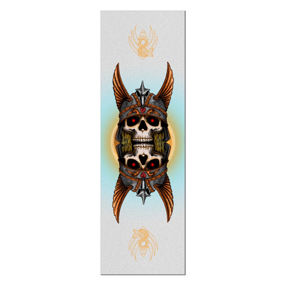 パウエル・ペラルタ POWELL PERALTA<br>10.5in x 33in ANDRSN SKULL EGG CLEAR GRIP TAPE SHEET<br>クリア グリップテープ デッキテープ アンディ・アンダーソン スケートボード スケボー sk8 skateboard【2509】