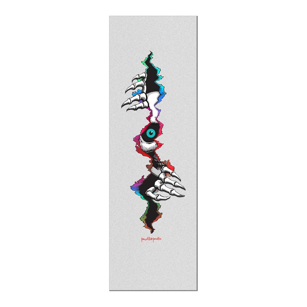 パウエル・ペラルタ POWELL PERALTA<br>10.5in x 33in RIPPER PEEKER CLEAR GRIP TAPE SHEET<br>クリア グリップテープ デッキテープ ボーンズ スケートボード スケボー sk8 skateboard【2509】