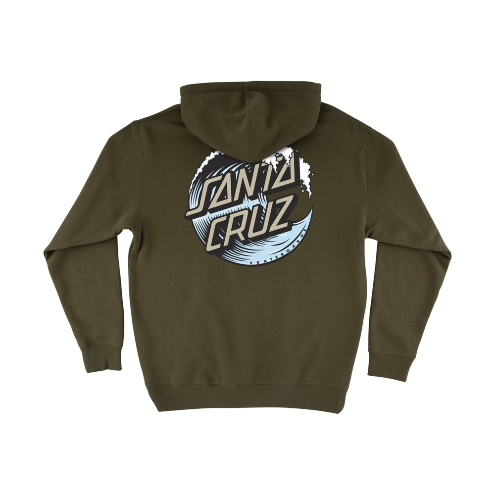 サンタクルーズ SANTA CRUZ<br>WAVE DOT P/O HOODED SWEATSHIRT<br>プルオーバーパーカー フード スウェット メンズ ストリート スケーター ファッション スケートボード スケボー sk8 skateboard【26SP】