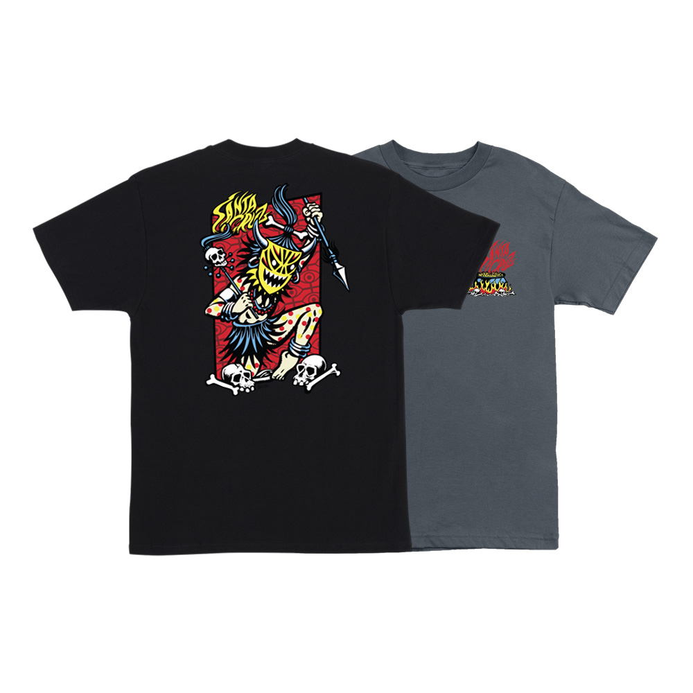 サンタクルーズ SANTA CRUZ<br>SALBA VOODOO FRAME S/S REGULAR T-SHIRT<br> Tシャツ TEE 半袖 メンズ スティーブ・アルバ ストリート スケーター ファッション スケートボード スケボー sk8 skateboard【26SP】
