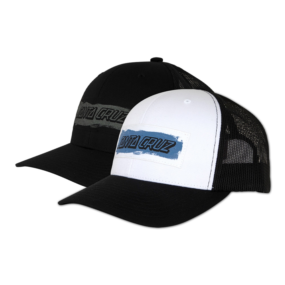 サンタクルーズ SANTA CRUZ<br>CUT STRIP MESH TRUCKER HAT<br>キャップ トラッカーハット 帽子 CAP メンズ スケートボード スケボー ストリート スケーター ファッション sk8 skateboard【26SP】