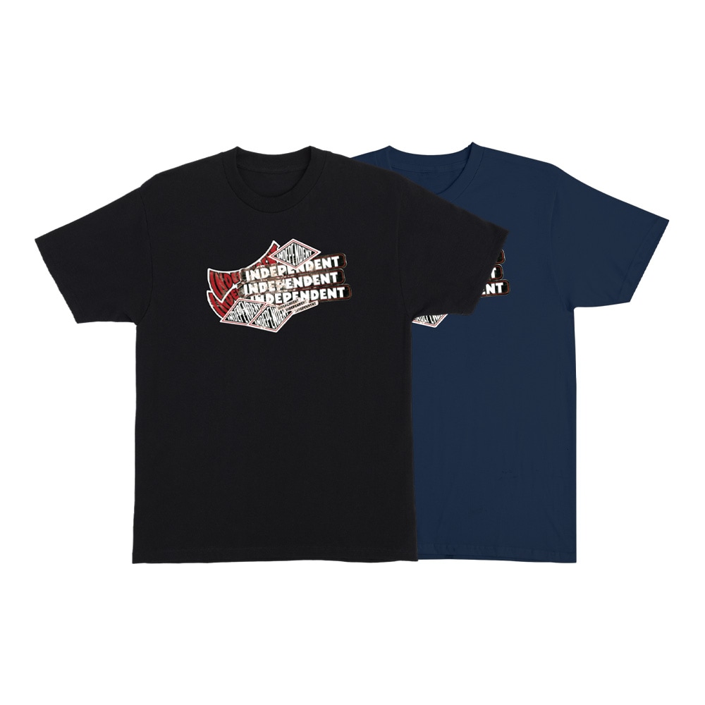 インディペンデント INDEPENDENT<br>STICKER PILE S/S REGULAR T-SHIRT<br>Tシャツ TEE 半袖 メンズ  スケートボード ファッション スケボー ストリート スケーター ファッション sk8 skateboard【26SP】