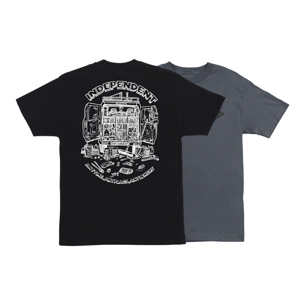 インディペンデント INDEPENDENT<br>ANYTIME ANYPLACE ANYWHERE S/S REGULAR T-SHIRT<br>Tシャツ TEE 半袖 メンズ  スケートボード ファッション スケボー ストリート スケーター ファッション sk8 skateboard【26SP】