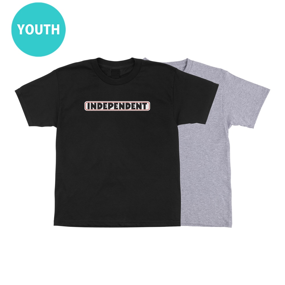 インディペンデント INDEPENDENT<br>BAR LOGO S/S T-SHIRT YOUTH<br>Tシャツ ユースサイズ 子供用 半袖 TEE 小学生 服 スケートボード スケボー sk8 skateboard【26SP】