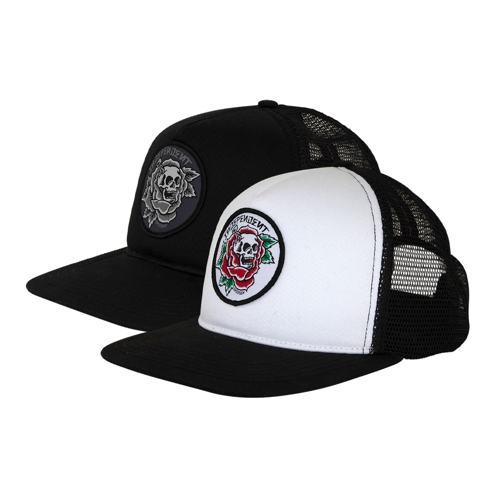 インディペンデント INDEPENDENT<br>DRESSEN SKULL ROSE SNAPBACK HAT<br>キャップ スナップバック ハット 帽子 CAP メンズ エリック・ドレッセン スケートボード スケボー ストリート スケーター ファッション sk8 skateboard【26SP】