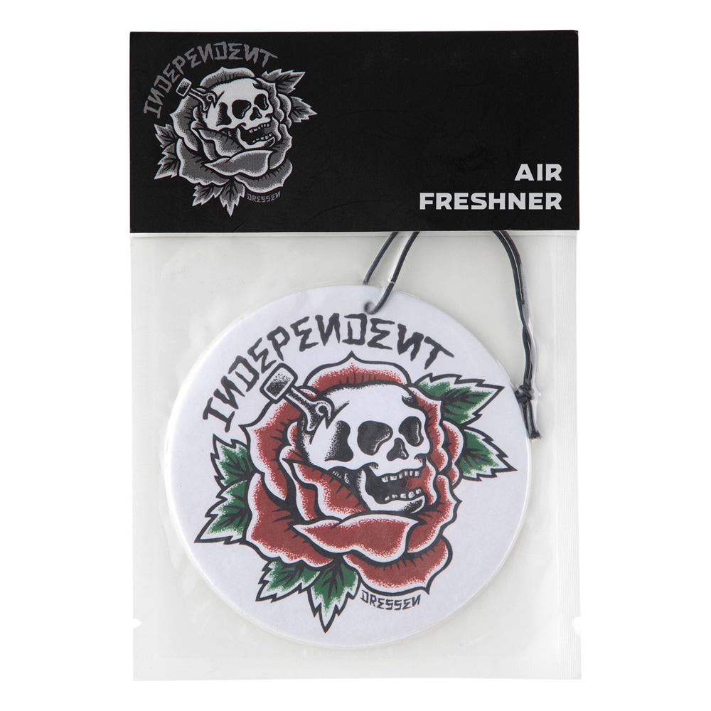 インディペンデント INDEPENDENT<br>DRESSEN SKULL ROSE AIR FRESHENER<br>エアーフレッシュナー 芳香剤 カー 車 カー用品 アクセサリー スケートボード スケボー ストリート スケーター ファッション sk8 skateboard【26SP】