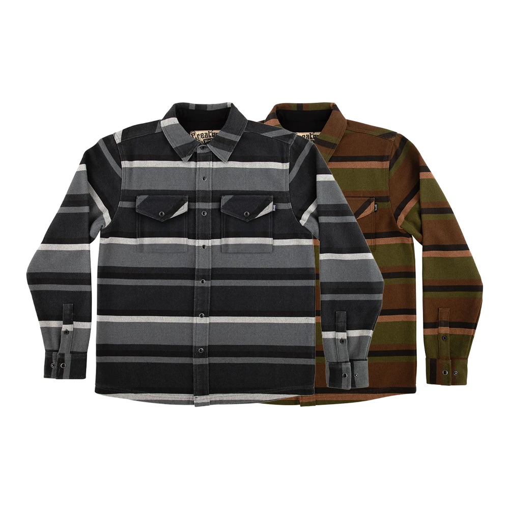 クリーチャー CREATURE<br>HORIZON L/S FLANNEL TOP<br>フランネルシャツ ネルシャツ カジュアル 長袖 メンズ スケートボード スケボー ストリート スケーター ファッション sk8 skateboard【26SP】