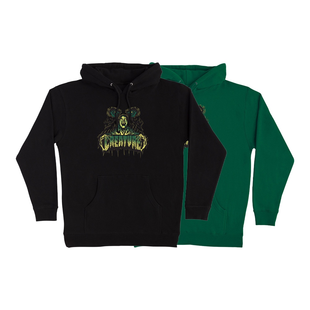 クリーチャー CREATURE<br>POSSESSED P/O HOODED SWEATSHIRT<br>プルオーバーパーカー フード ストリート スケーター ファッション スケートボード スケボー sk8 skateboard【26SP】